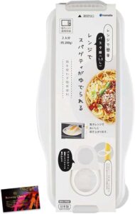 レンジでパスタ