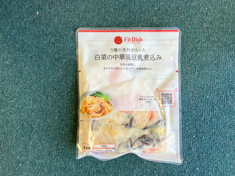 フィットディッシュの白菜の中華風豆乳煮込み