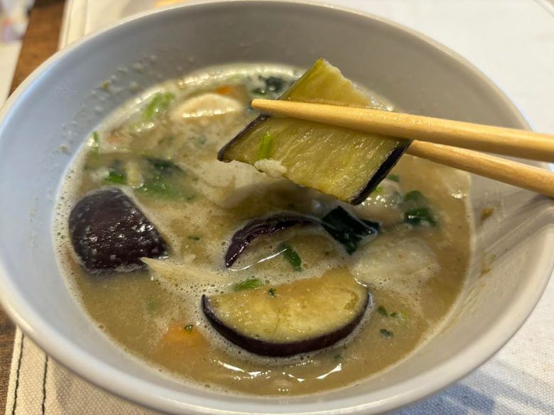 GREEN SPOON：レンチン後の豚汁