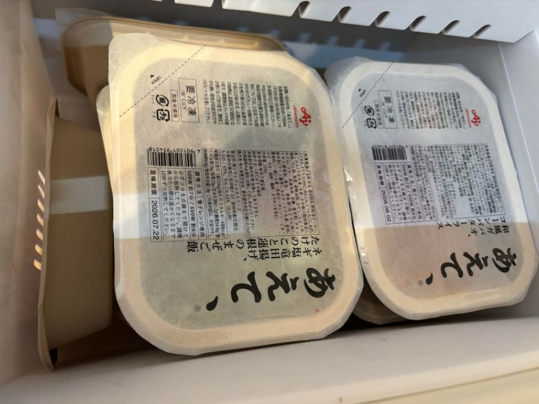 味の素：「あえて、」は冷凍庫がかさばる